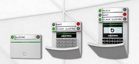 Jablotron 100 - klávesnice nové produktové řady 